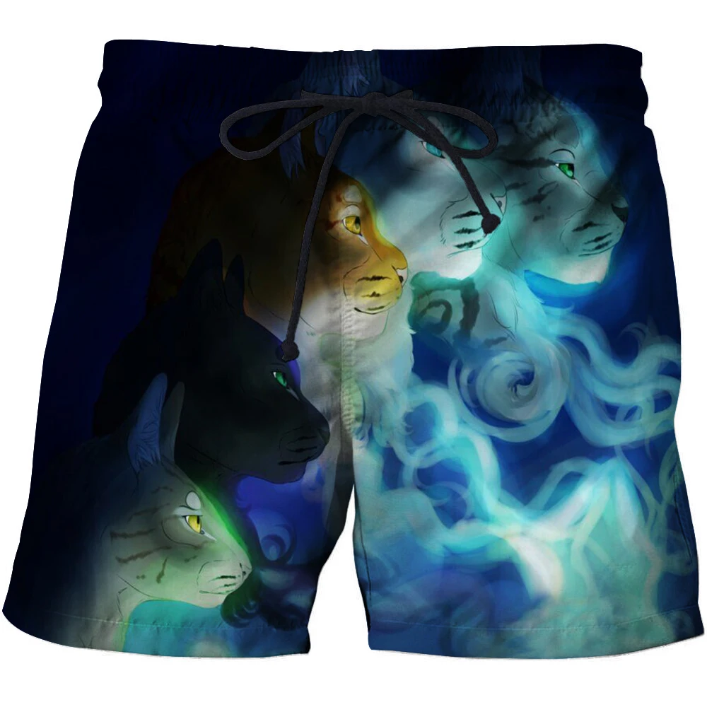 

Men's Art Style Beach Shorts Cool 3D Pattern Shorts Men's/Ladies Casual Sports Shorts Quick-drying Fabric