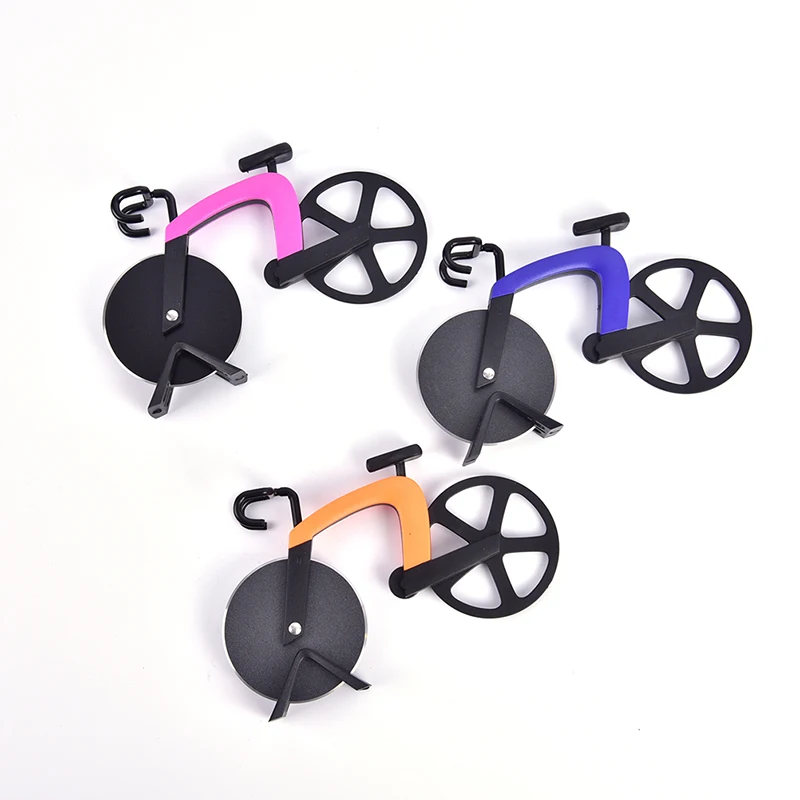 1 шт. велосипед из нержавеющей стали резак для пиццы пластиковый ролик