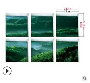 6 шт., водостойкие 3D наклейки для ванной, Нескользящие, для детей, для душа, коврик для ванной, самоклеющиеся, для ванной комнаты, наклейка, ПВХ, Фреска, домашний декор - Цвет: 11