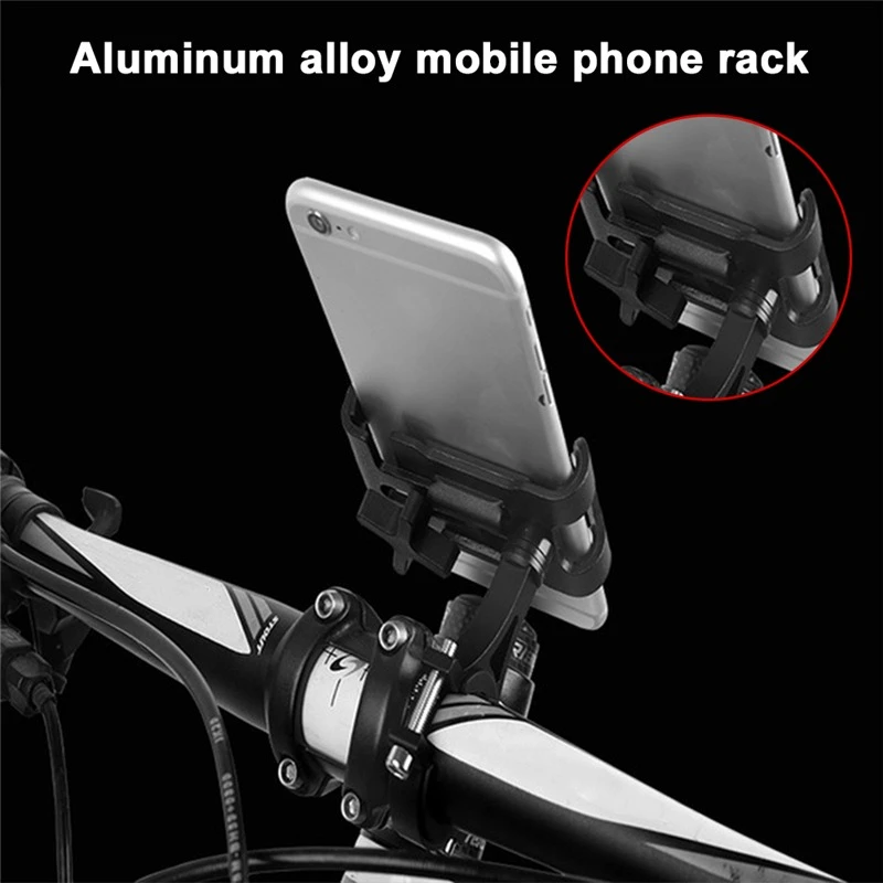 bicycle phone holder motorcycle handlebar mount non slip mountain bike aluminum alloy holder for iphone 13 huawei xiaomi samsung free global shipping