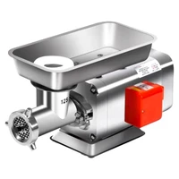 desktop commercial high power meat grinder electric stainless steel mincer automatic meat foam machine sausage filler