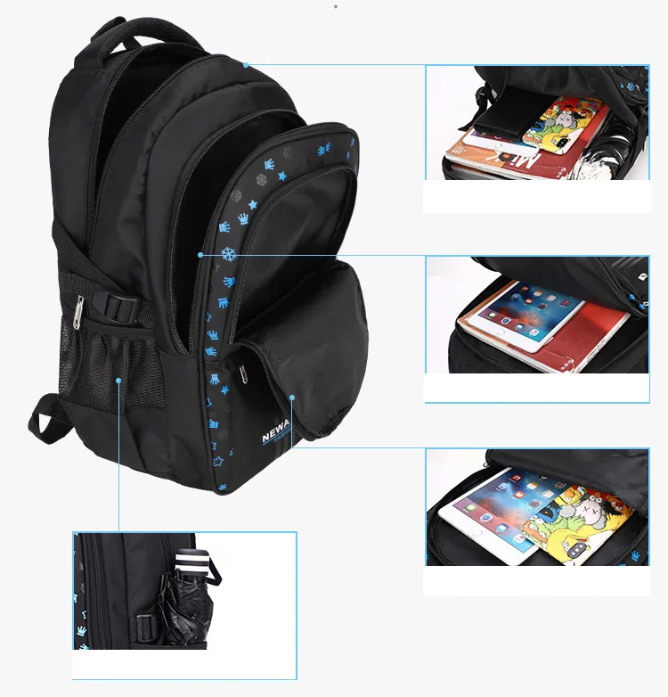 

Chuwanglin Men's bookbag Computer Backpack Leisure Travel Wild Design Large Capacity School Bag Handsome Youth Backpack C92706