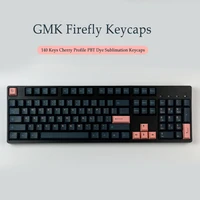140 keys gmk firefly keycaps pbt sublimation mechanical keyboard keycap cherry profile for mx switch with 3u 6 25u 7u space bar
