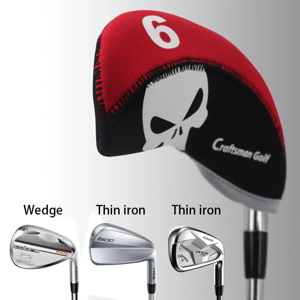 Железная головная повязка для гольфа 11 шт. Неопреновая защита гольф-клуба с