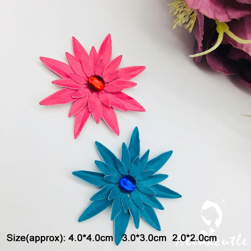 Металлическая резка высечки Весенняя трава цветок Скрапбукинг Бумага ручная