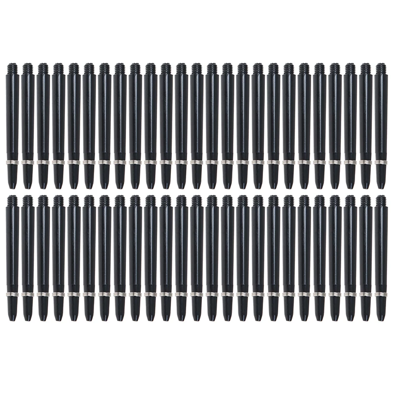

50Pcs/lot Nylon Dart Shafts 2BA 48mm Screw Thread Plastic Darts Rod Stems Darts Accessories For Standard 2BA Screw Thread