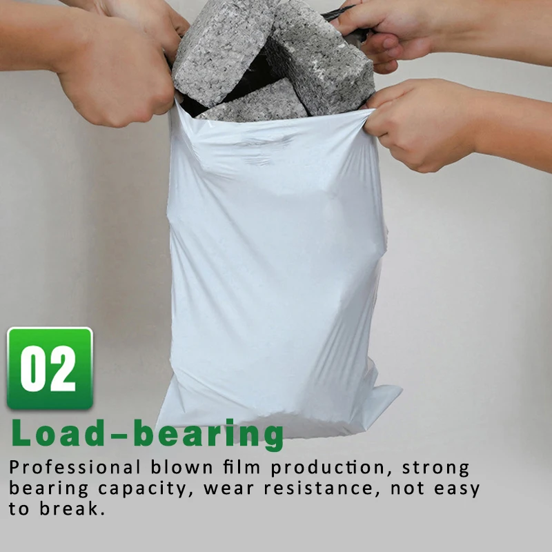 

100Pcs/Lot Waterproof Colorful Courier Bags Post Bag Thicken for Envelope Mailing PE Self Seal Multi-function