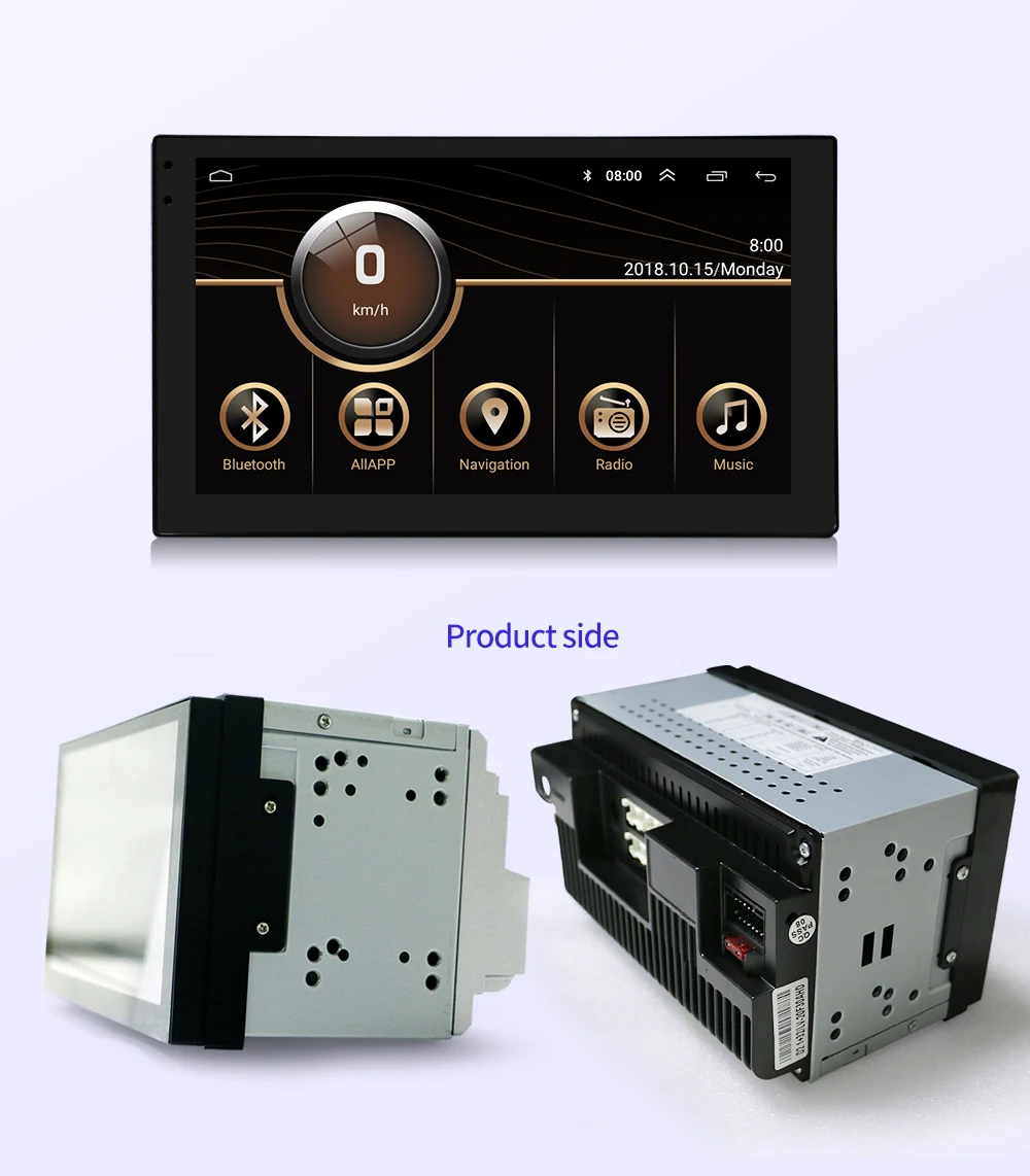 Автомобильный видеоплеер 2din 7 дюймовый сенсорный экран медиаплеер радио тюнер