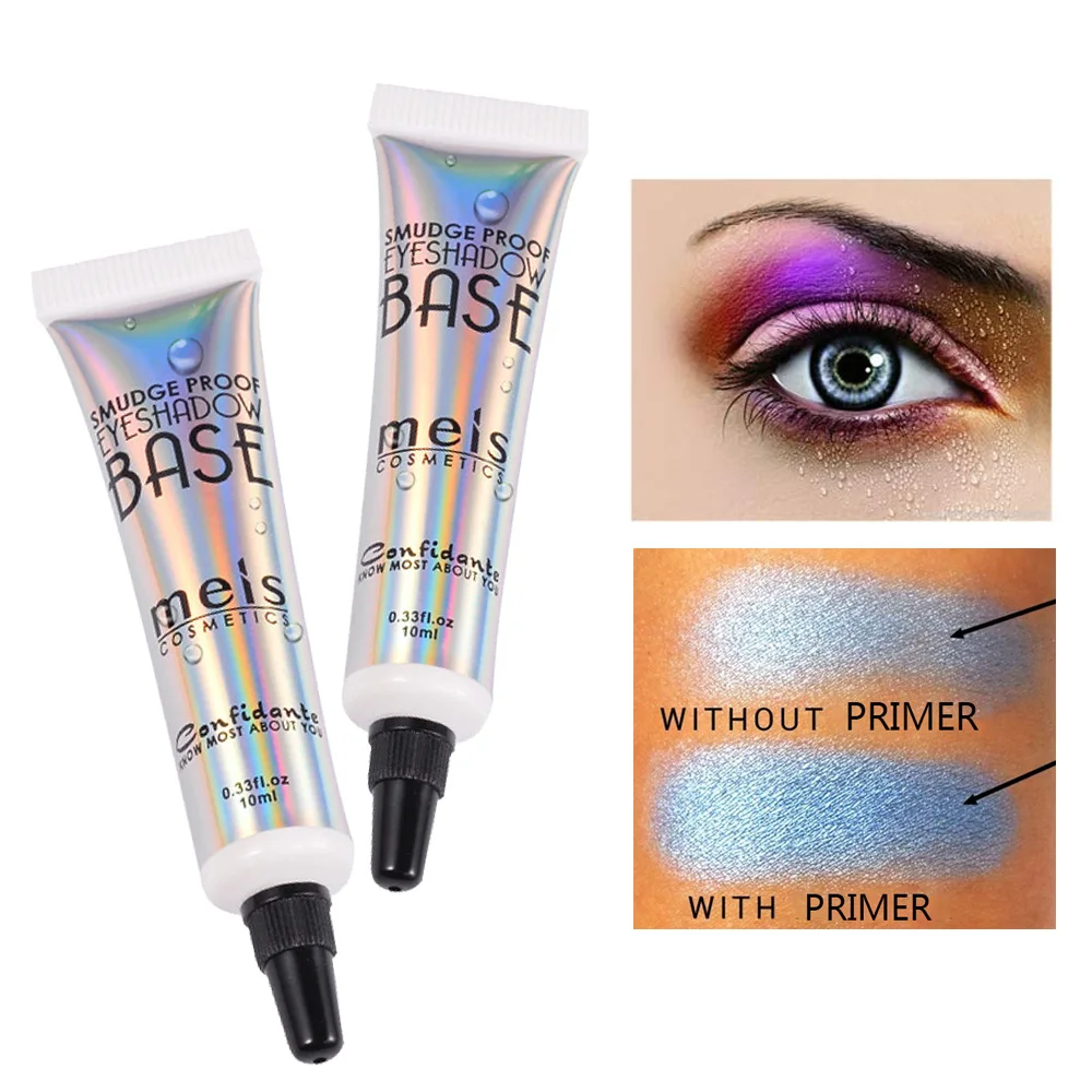 Глаза Макияж Блестящий лак для ногтей стойкие тени век Грунтовка крем