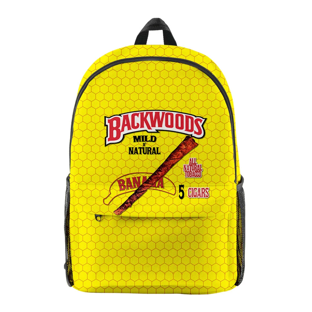 

Backpack Backwoods backpack Teens Fshion Women/Men School Travel backpack backwood stylish brand shoulders bag Yellow Red