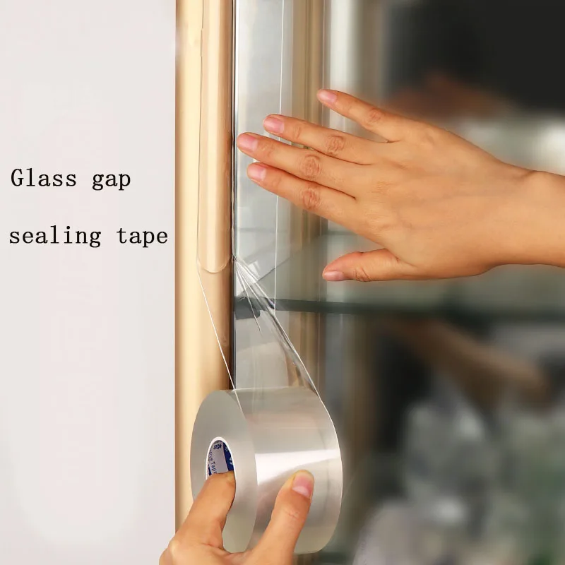 

Window Sealing Tape Windshield-Gap-Sealing Artifact Windproof Adhesive Strip Window Frame-Air-Leakage-Glue Window Sealing Tape