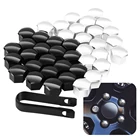 Колпачки на Колесные гайки автомобиля крышки с резьбой болт колеса для Audi Q3 Q5 Q5L Q7 Q8 A1 A3 S3 A4 A4L A6 A7 S6 S7 A8 S4 RS4 A5 S5 allroad пролог