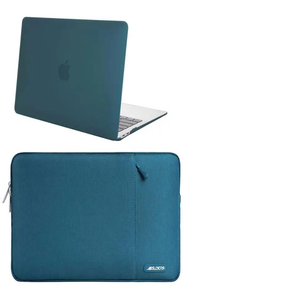 Deep Teal MOSISO для Macbook Air Pro 13 дюймов Чехол чехол для ноутбука чехол для Macbook A1932 Pro13 A2159 A1706 A1708 - Цвет: Deep Teal