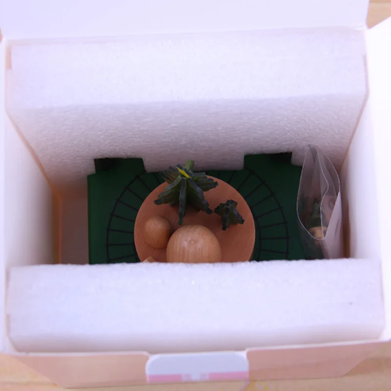 Музыкальная шлейф для бега рождественская елка музыкальная шкатулка деревянное