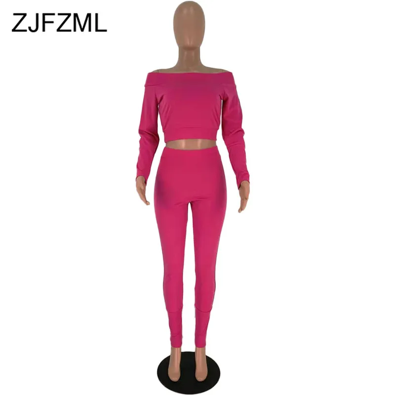 Неоново-зеленый сексуальный спортивный костюм из двух предметов для женщин