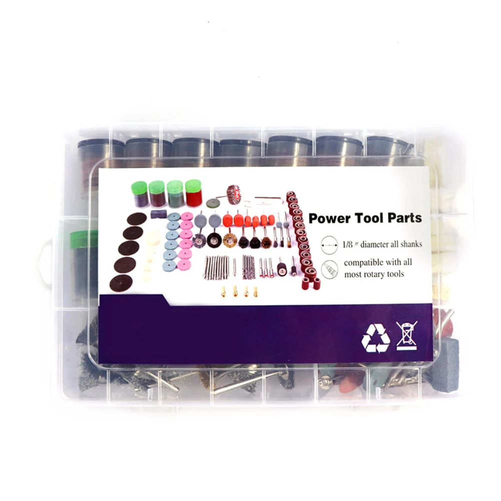 

350pc Grinding Cutting Sanding Carving Polishing Tools Attachment Kits Woodworking Grinder Set Rotary Tool Accessory