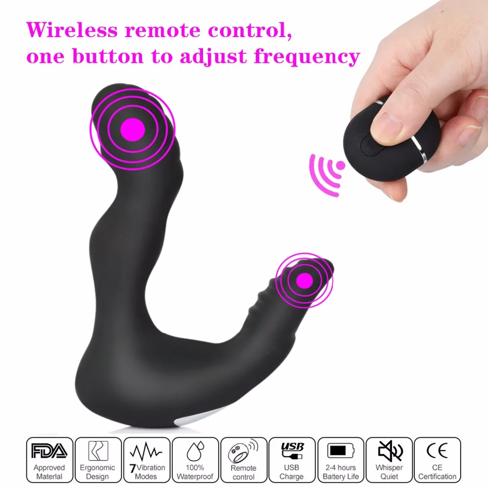 Силиконовый массажер простаты массажный вибратор для мужчин 11 скоростей секс