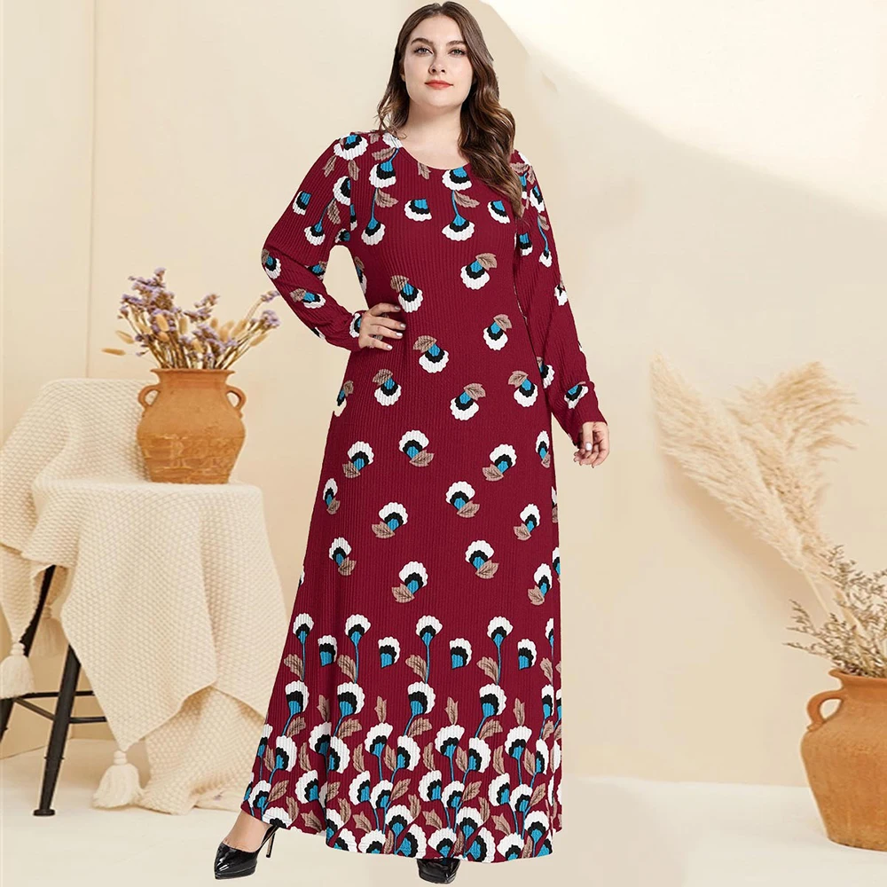 Женское мусульманское платье яркое женское в мусульманском стиле