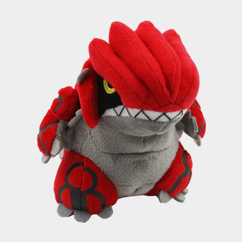 Q версия Groudon Мягкие плюшевые куклы Kawaii мягкие 14 см игрушка| |
