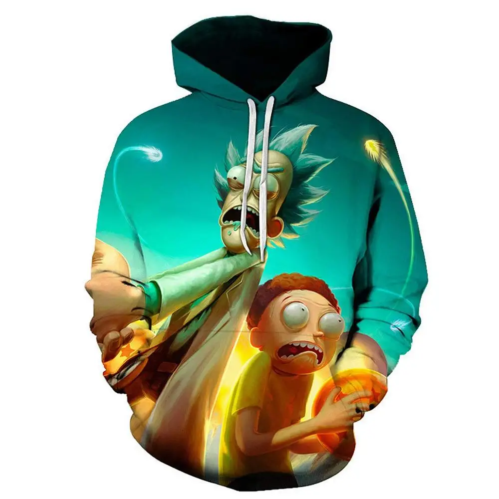 Мужские толстовки с капюшоном и принтом Галактики 3D Толстовка Аниме пуловер