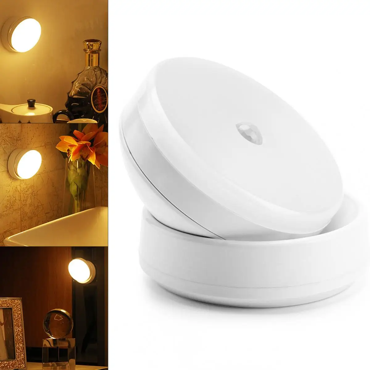 

LED Night Light PIR Induction Lamp Creative Cabinet Closet Wall Lamp for Home Bedroom Corridor Warm White / White Light