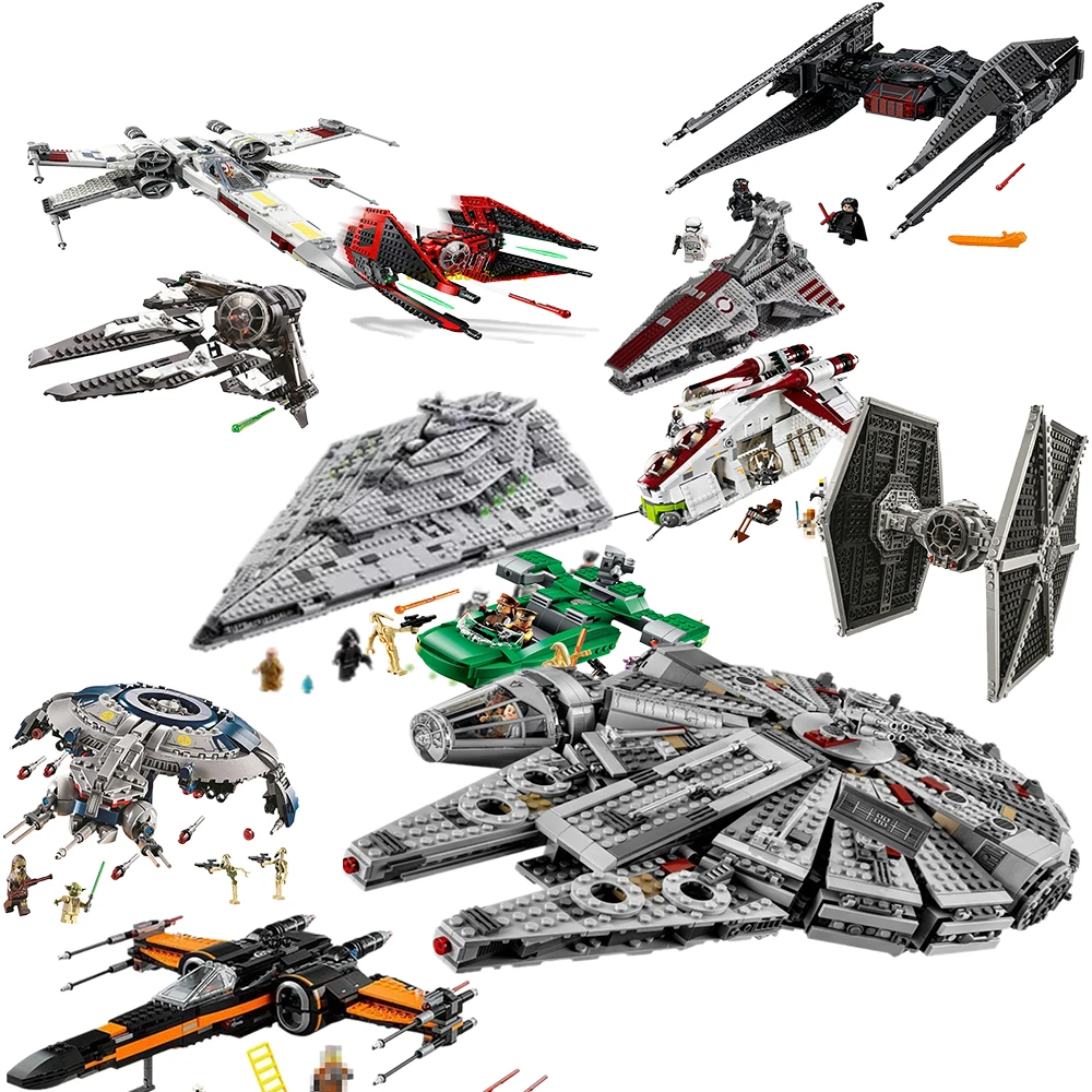 

Строительные блоки Millennium Imperial TIE Fighter Star, совместимые игрушки для детей с деталями, подарки