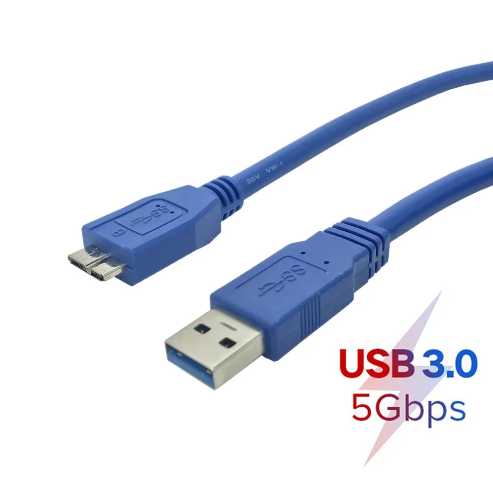 

0.3M 0.6M 1M 1.5M 3M 5M USB 3.0 Type A to Micro B Cable For External Hard Drive Disk HDD Samsung S5 Note3 USB HDD Data Cable