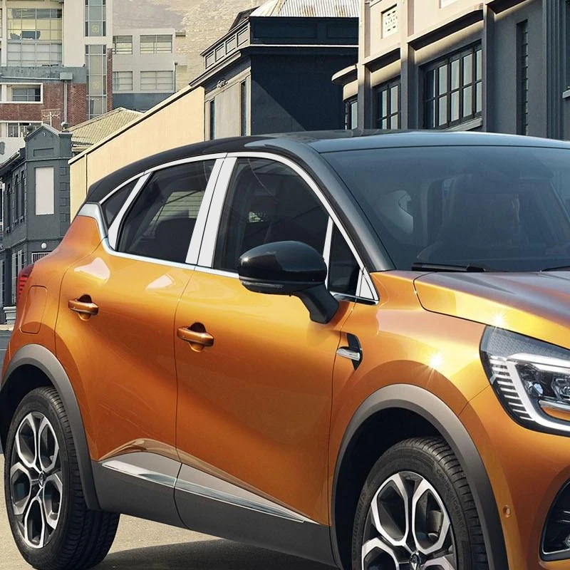 Стайлинг автомобиля полная оконная отделка для Renault Captur 2020 настоящее окно