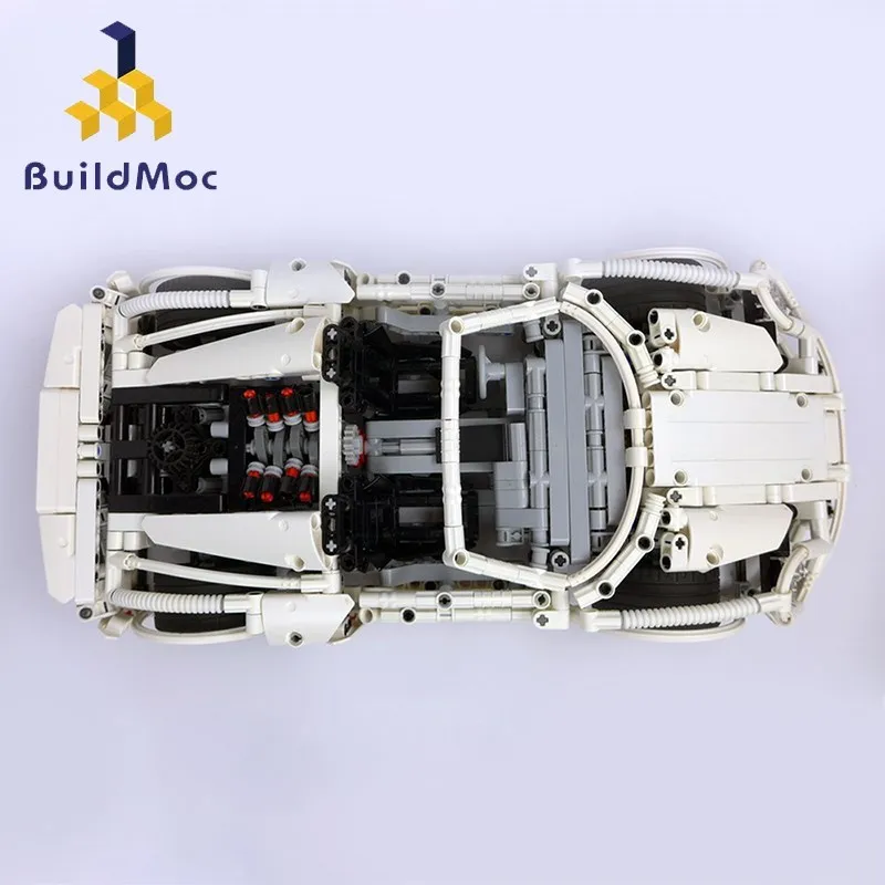 

BuildMoc Expert Famous 1208 PCS City Sport Car MOC Building Blocks set Technical Racing Car Bricks DIY Toys For Children Gifts