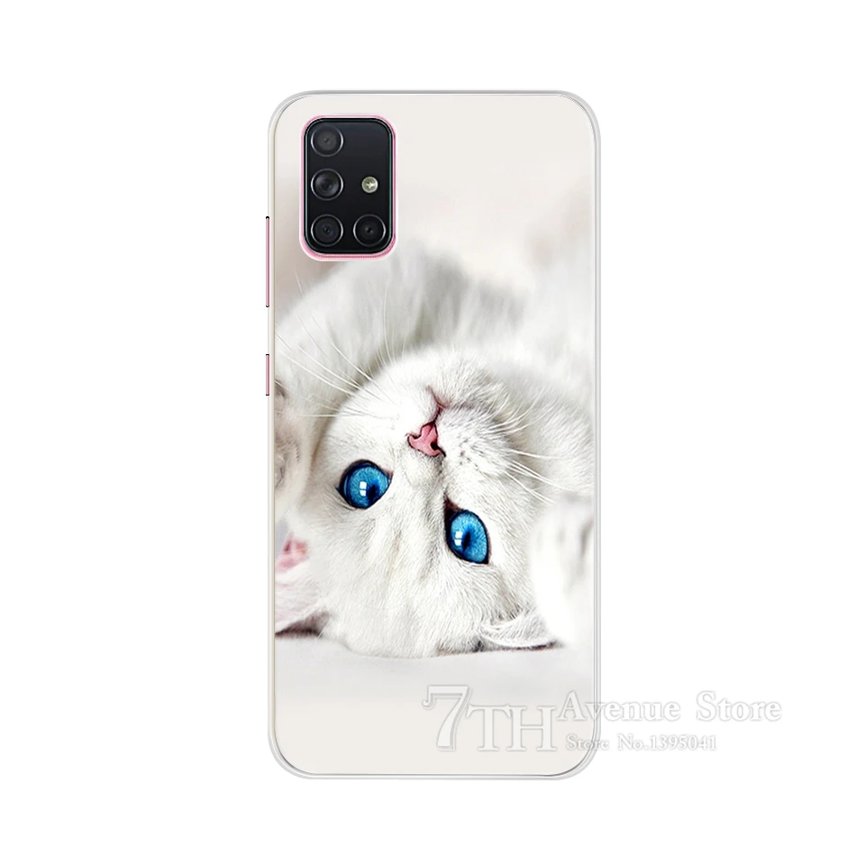 Для Samsung Galaxy A71 Чехол задний Бампер Мягкий силиконовый TPU чехол для телефона A715