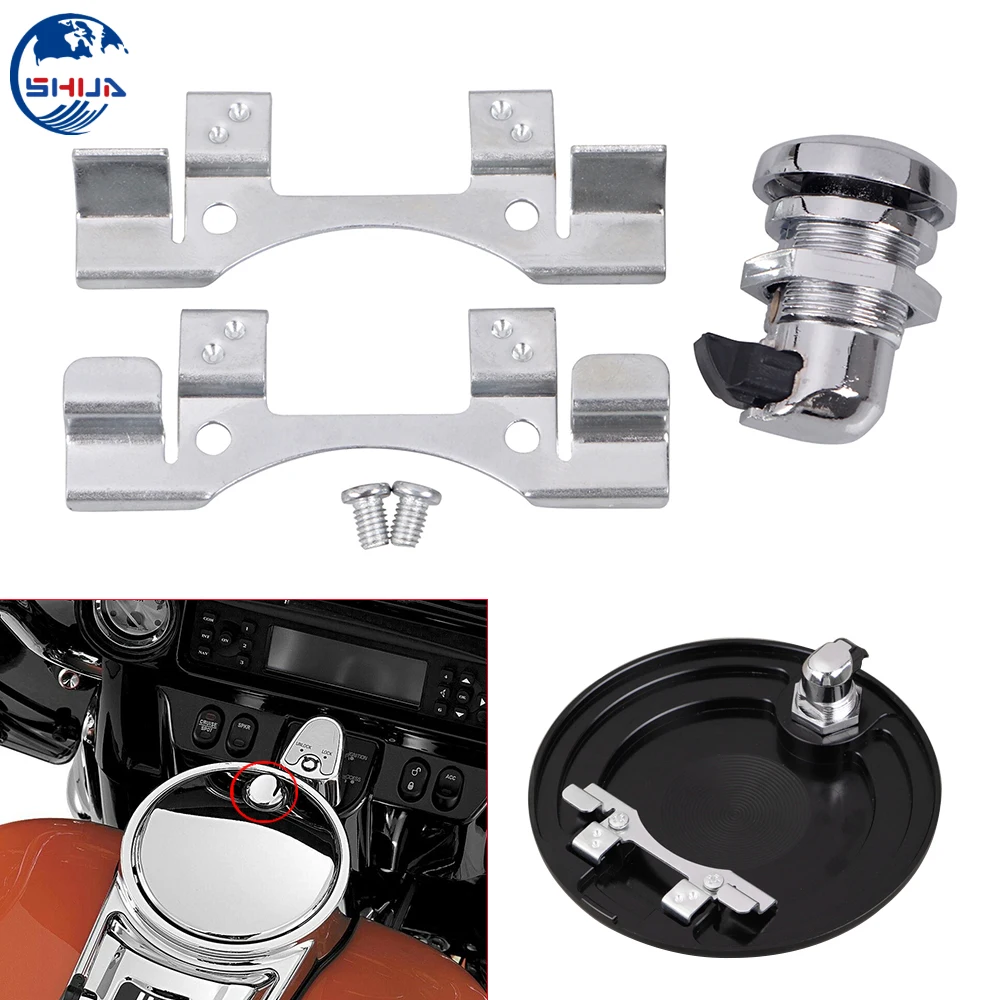 Задвижка для топливной двери мотоцикла нажимная кнопка набор крышек бензобака