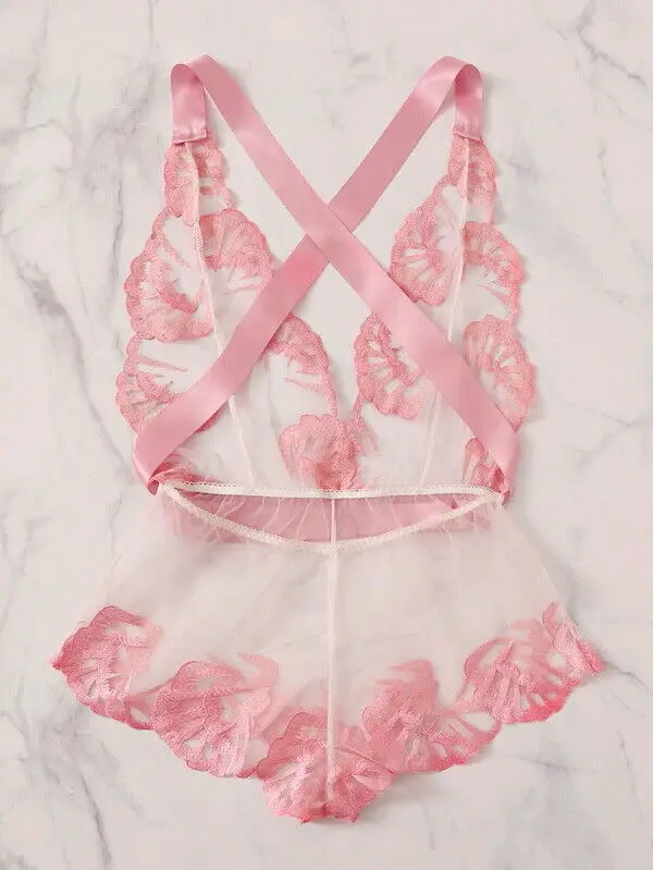 Женское сексуальное нижнее белье SISSY Babydoll кружевное ночное стринги боди атласное