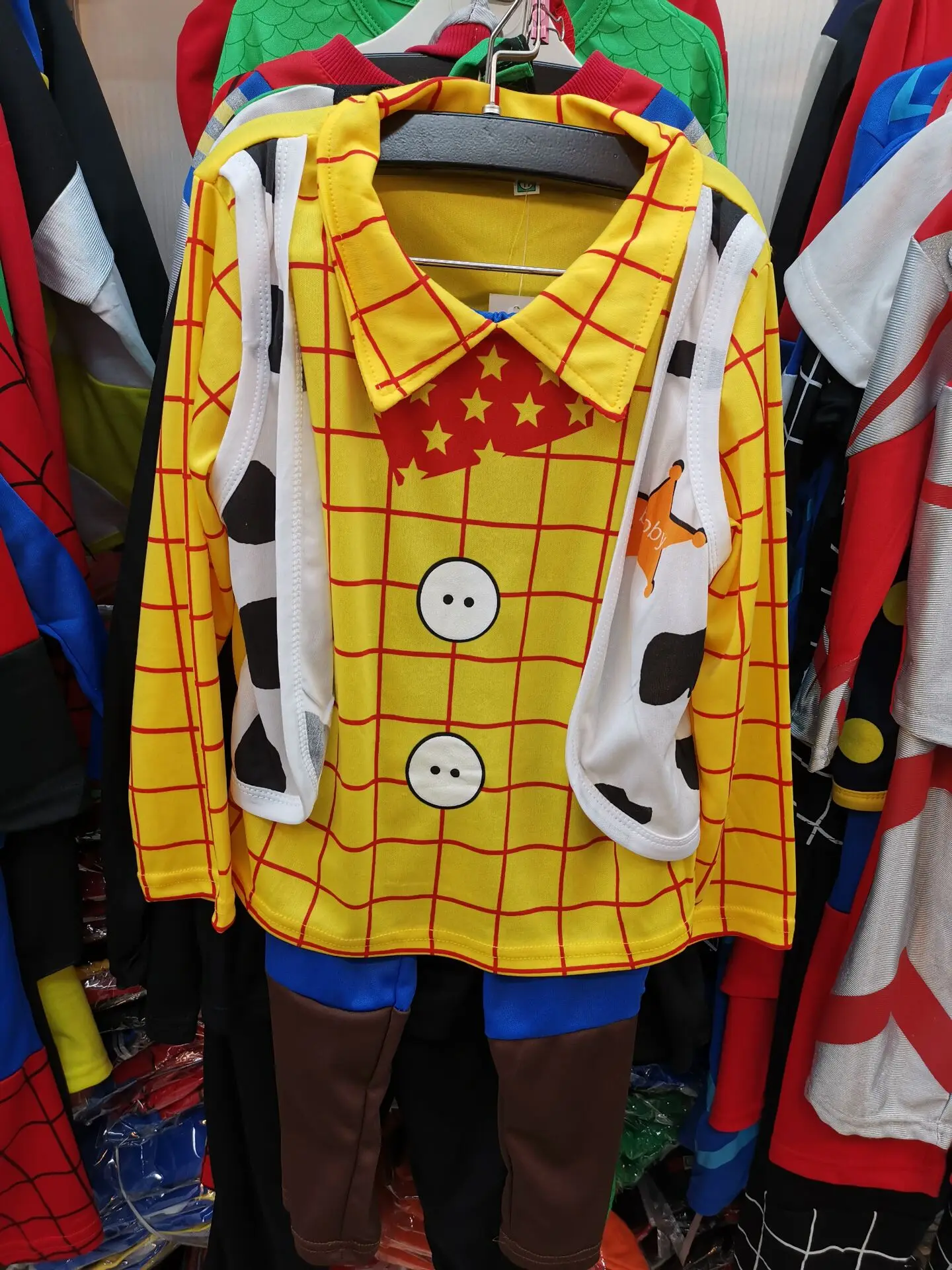 Женская история ролевых игр Вуди для косплея костюмы на Хэллоуин детская одежда