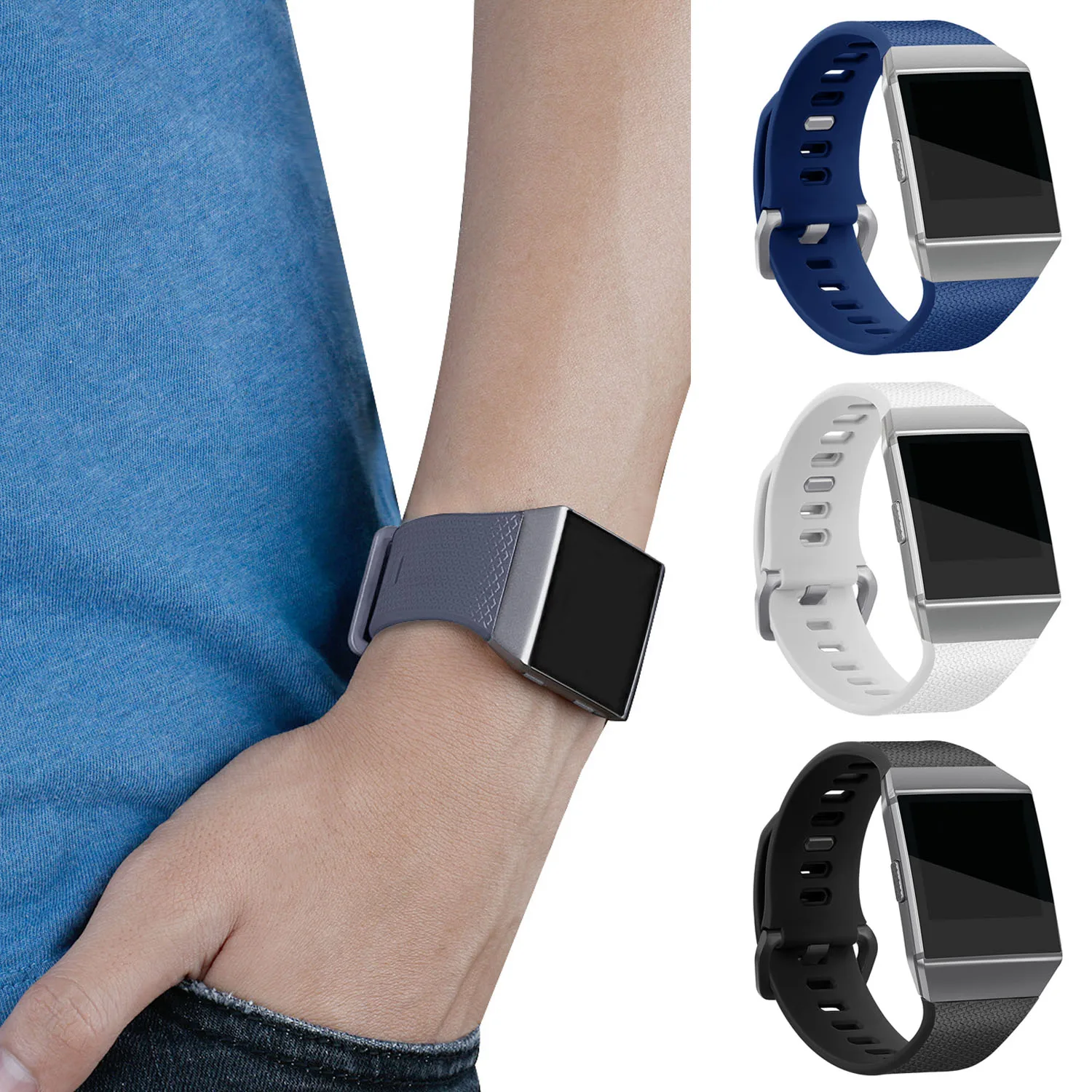 Силиконовый ремешок Gosear для часов сменный умных аксессуары часов|band wrist bands|fitbit