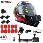 Кронштейн для мотоциклетного шлема GoPro HERO 9 8 7 6 5 sj4000 YI 4K DJI Osmo EKEN H9R