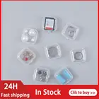 Коробочки для хранения ювелирных изделий, прозрачные, квадратные, 10 шт.