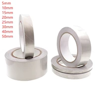 low price different width 20m silver conductive fabric cloth tape lcd emi anti radiation shield double sided silver grey tape