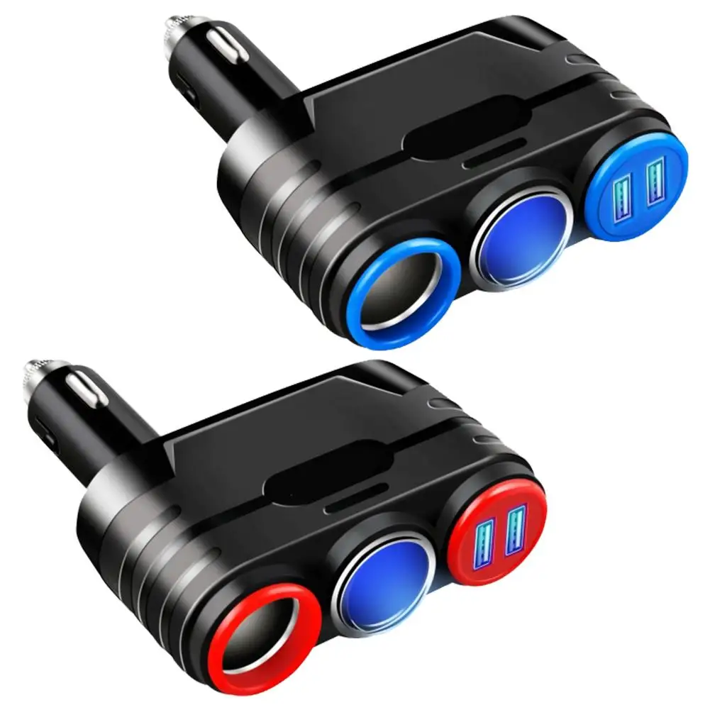 12 V-24 V автомобильный прикуриватель Беспроводной Зарядное устройство 1 для 3 мульти-Функция двойной разъем USB адаптер зарядное устройство со штекером с 3 портами(стандарт Зарядное устройство