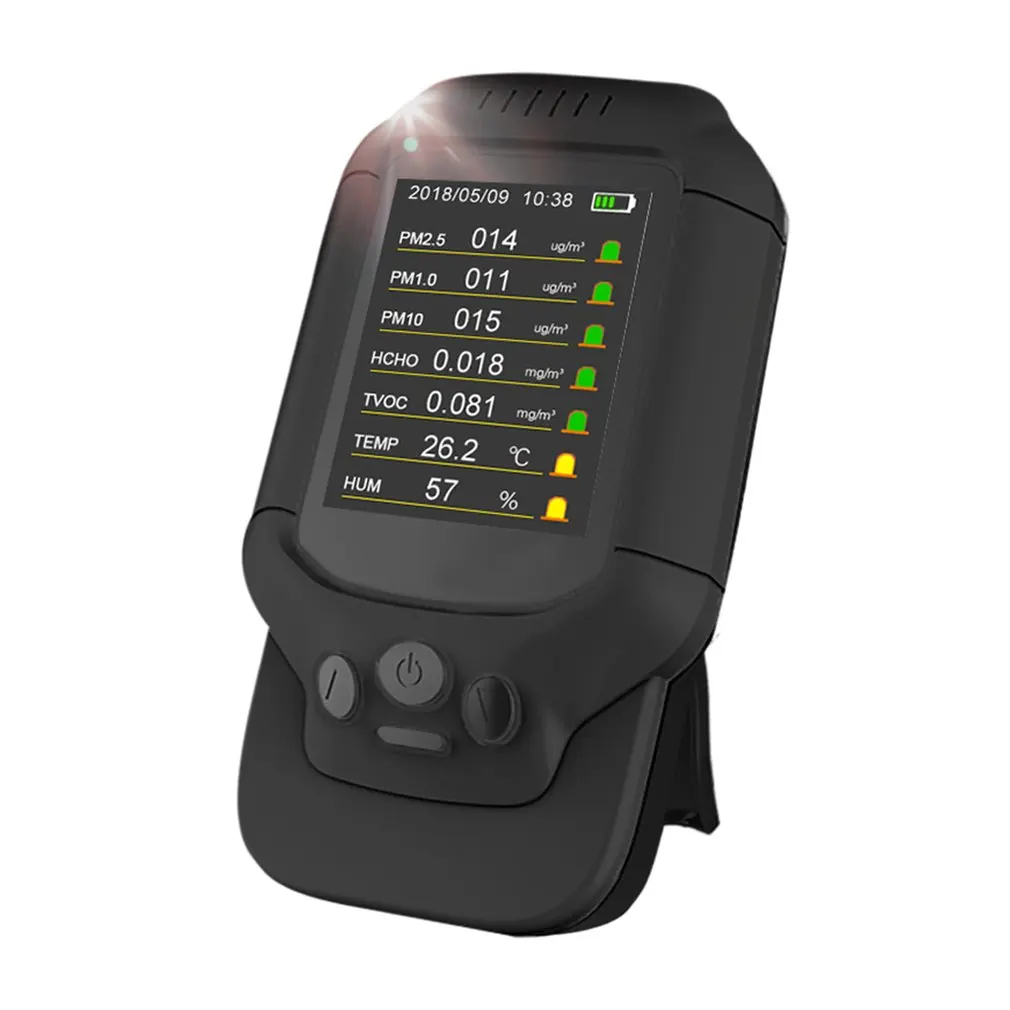 Анализатор температуры и влажности воздуха PM2.5/HCHO/TVOC | Инструменты