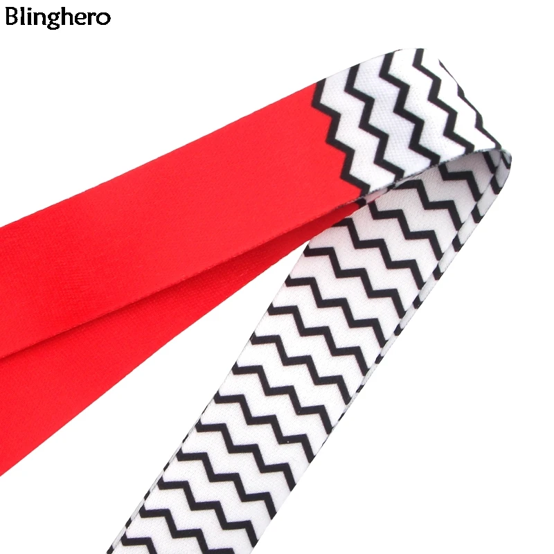 Blinghero Твин Пикс ремешок для ключей рабочий значок классный держатель мобильного