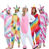 2022 kigurumi for women kid pajamas animal unicorn children sleepwear pyjama stich panda pink panther pijama