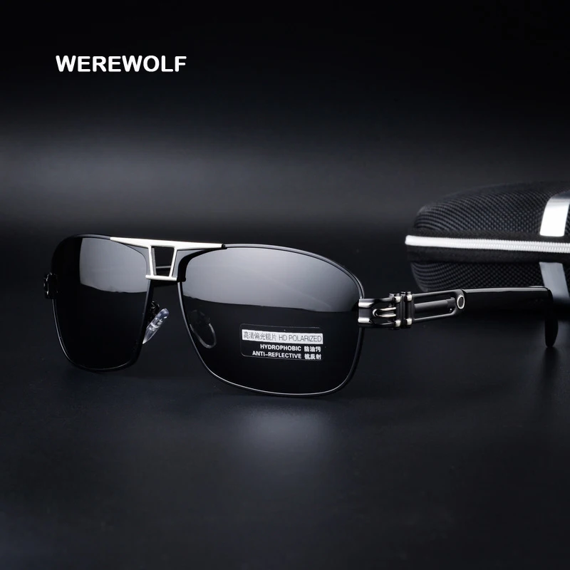 Мужские солнцезащитные очки с поляризацией брендовые крутые для вождения