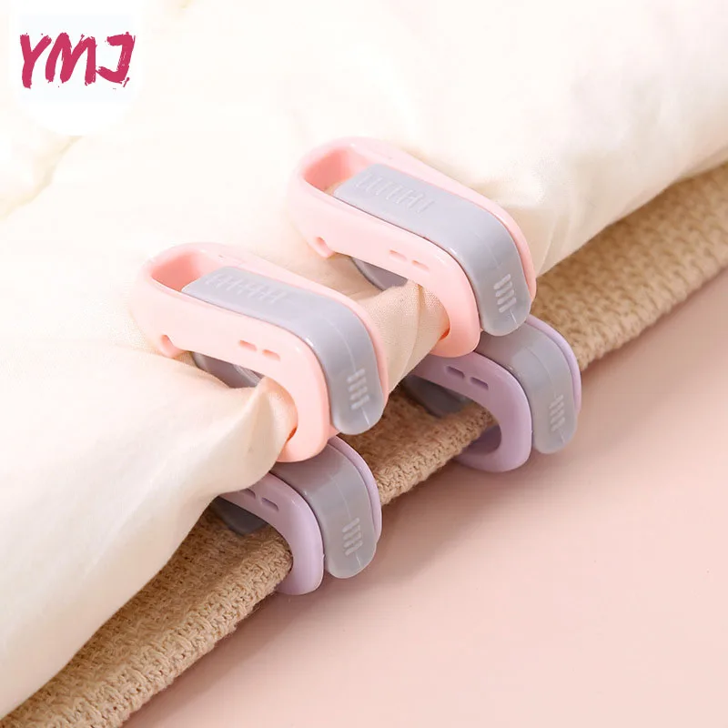 

6Pcs/set Needleless Non-slip Quilt Clip Duvet Quilt Clips Blankets Fastener Clip Cover Duvet Sheet Fixer Sleep Anti-run Device