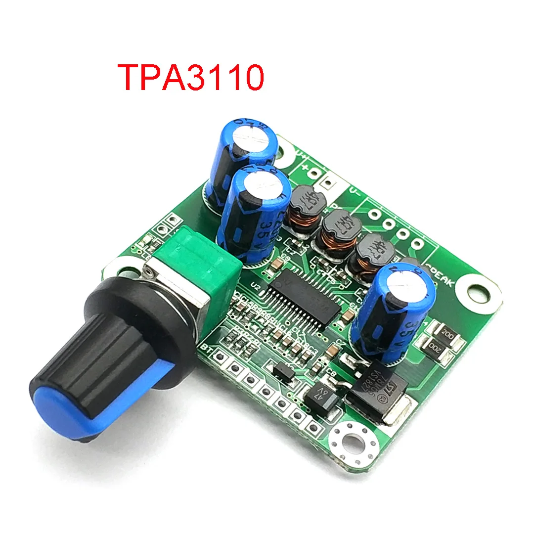Bluetooth 4 2 TPA3110 15 Вт + Цифровой стерео аудио усилитель мощности плата модуль 12В