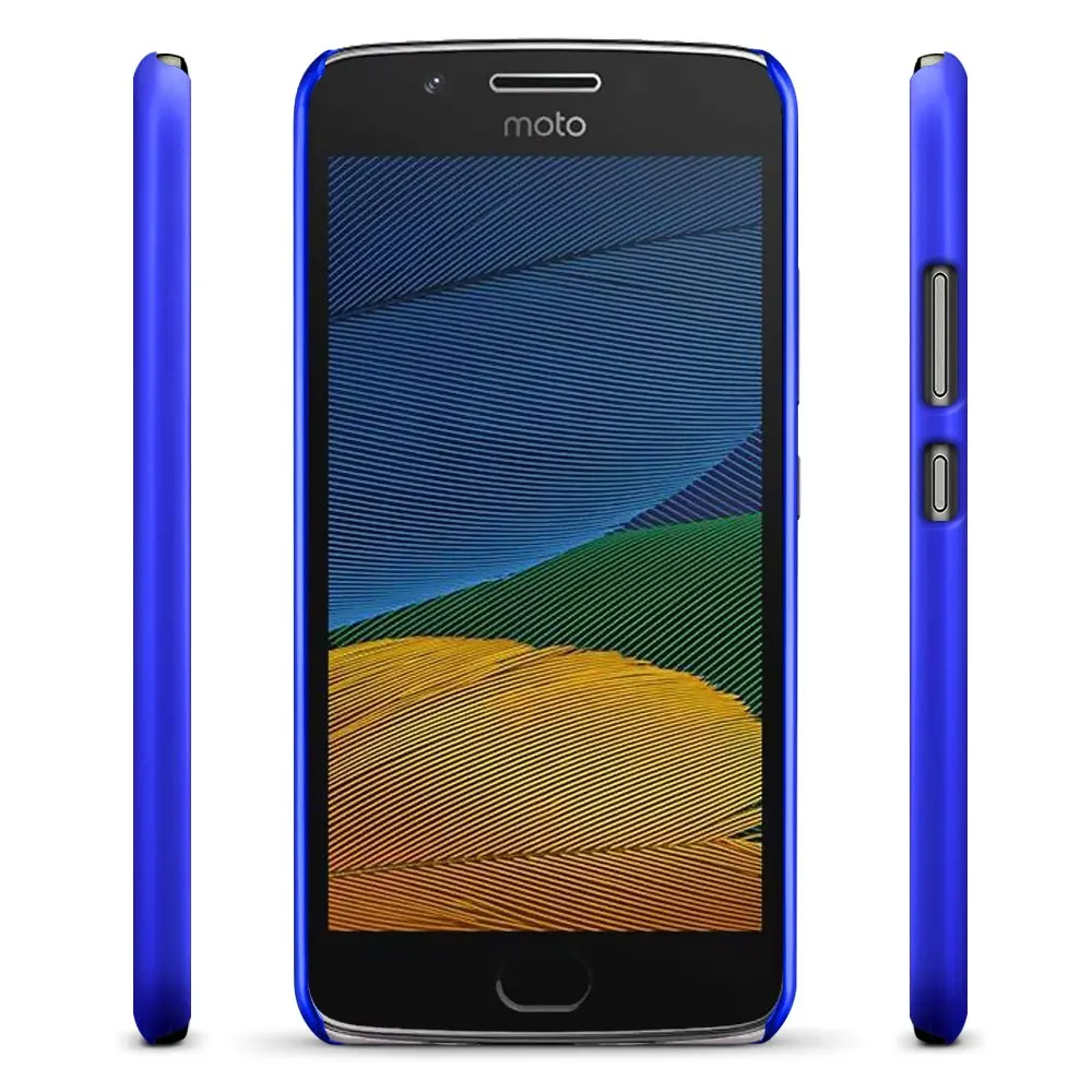 Матовый чехол для Motorola Moto G5 5 0 дюйма прорезиненный Тонкий из поликарбоната на