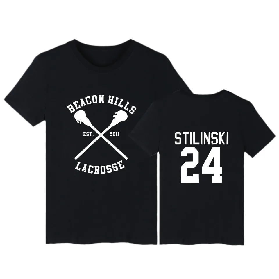 Футболка Teen Wolf Stiles Stilinski 24 женская футболка Dunbar McCall Мужская оверсайз с круглым