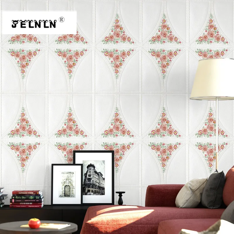 Обои с узором в дамасском стиле Самоклеящиеся 3d наклейки на стену декоративные