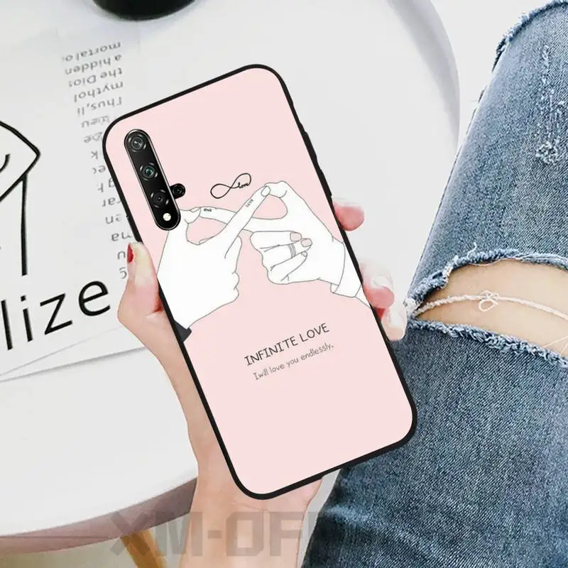 Высококачественный чехол для телефона HaNismt Hand and Hug Honor 20 20lite view20 7C 8C 7A 8A 10i 20i PLAY 9X Pro |