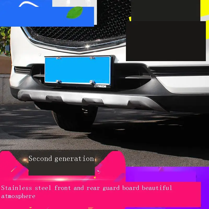 

Rear Diffuser Styling Parachoques Delantero Spoiler Auto Protector Car Lip Coche Bumper 2017 2018 2019 2020 FOR Mazda CX-5