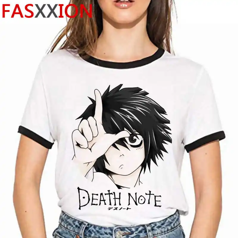 

Death Note Shinigami Ryuk Harajuku T-shirt Men Kawaii Anime Unisex Graphic Tshirt Cute Manga 90s t Shirt Hip Hop Top Tees Male 2